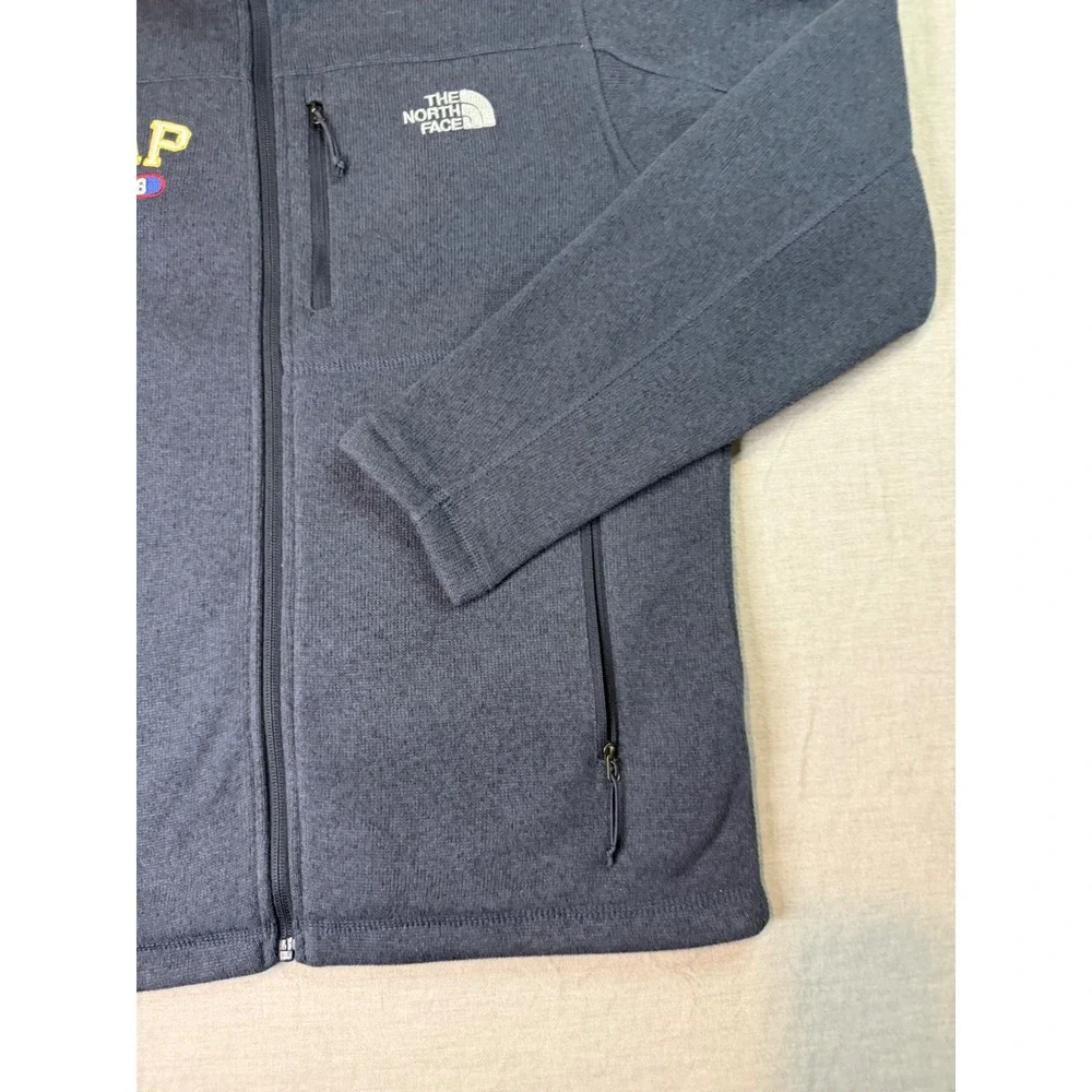 The North Face Sweater Fleece Jacket Mens Medium Gray Excellent NCAP Speedo